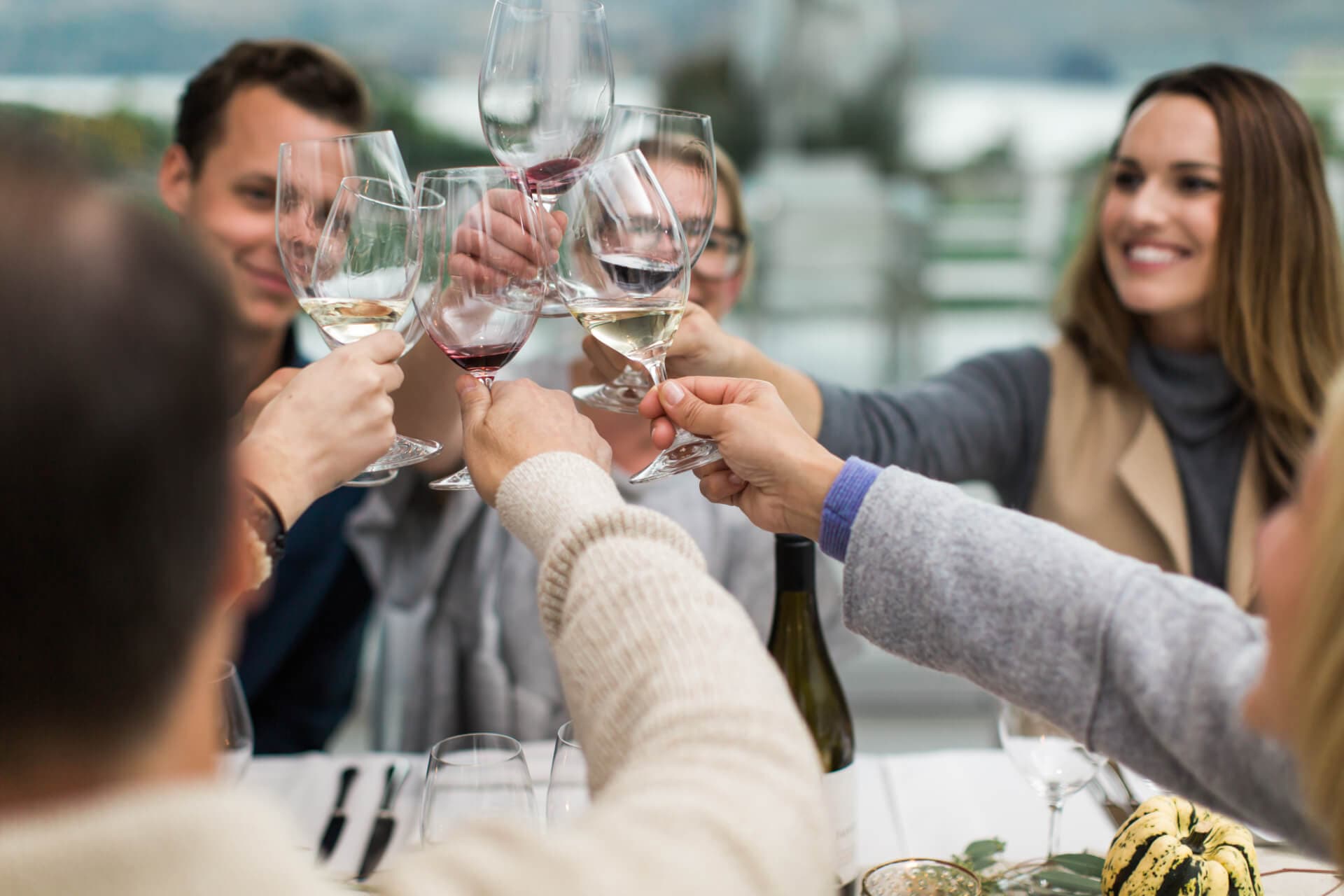 Outdoor holiday market in downtown Osoyoos